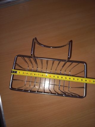 Estanteria escurreplatos metalica para estropajos