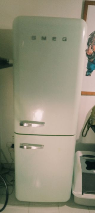 Nevera Smeg vintage verde