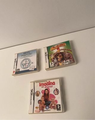 3 Juegos Nintendo DS: Brain Training, Madagascar 2