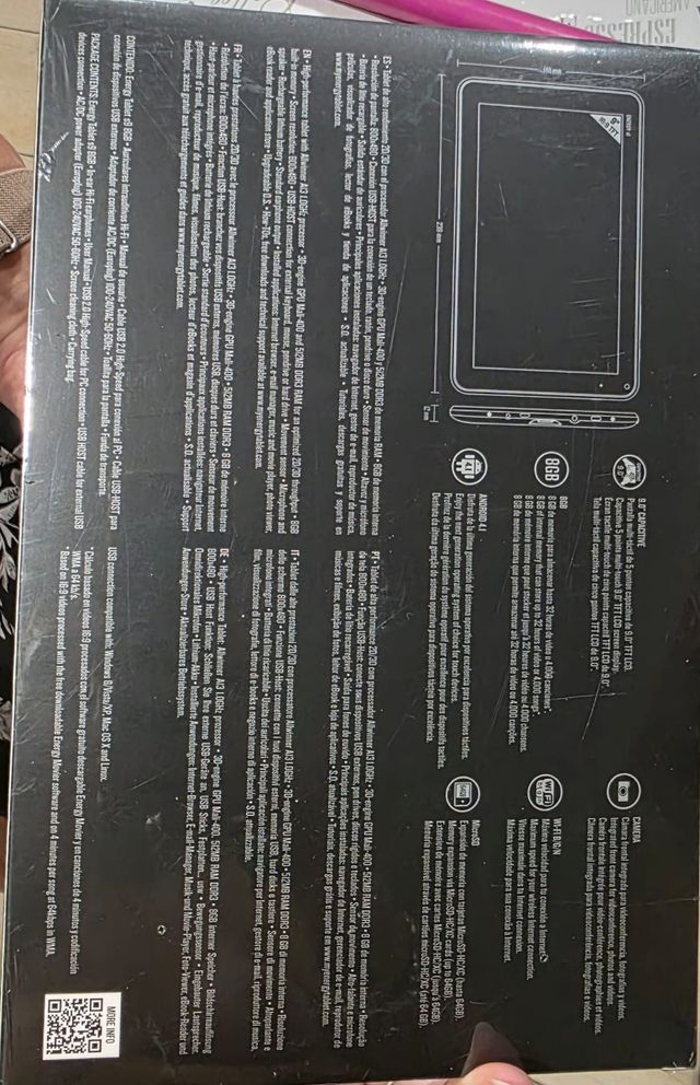 Tablet nueva  plastificada