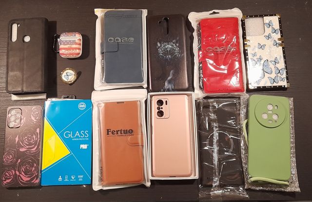 Lotto 10 custodia cover smartphone miste