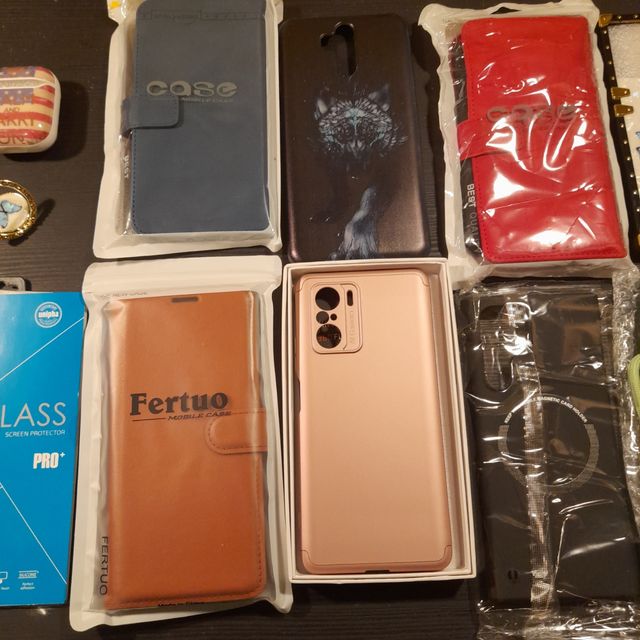 Lotto 10 custodia cover smartphone miste