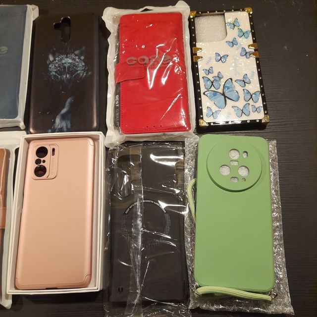 Lotto 10 custodia cover smartphone miste