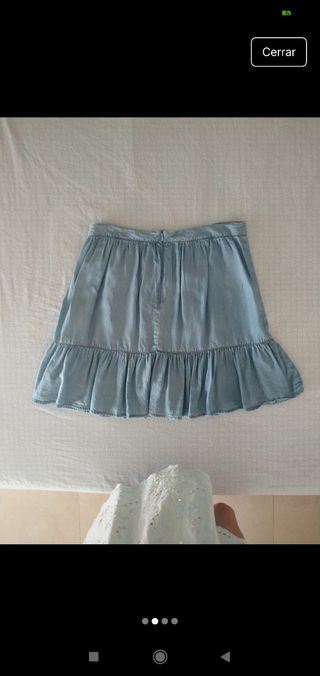 Minifalda vaquera azul