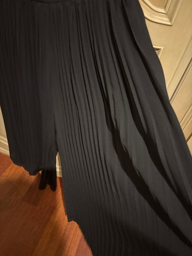 Gonna lunga plissettata nera