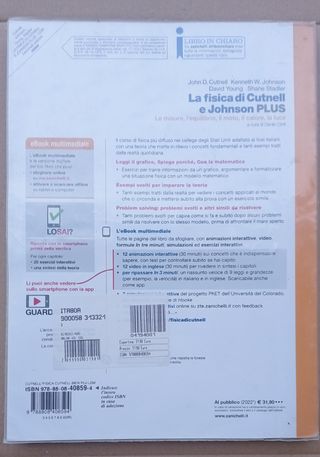 La fisica di Cutnell e Johnson PLUS Book 880840859