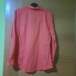 Blusa manga larga color salmón