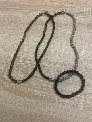 Sergio Collares y Pulsera de Piedras