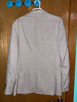 Blazer beige hombre