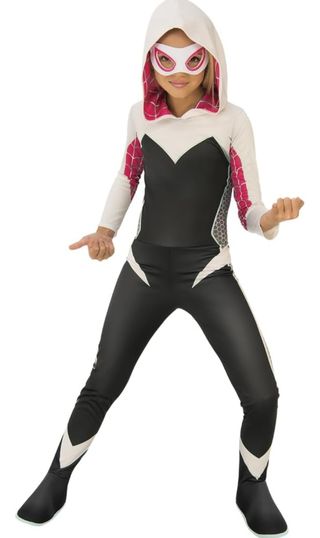 Disfraz Spider-Girl: Blanco y Negro