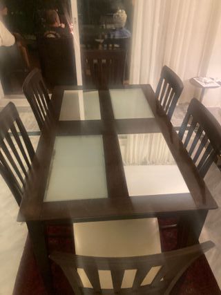 Mesa comedor 6 sillas