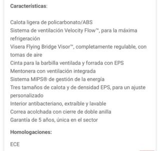 Casco Bell MX-9 MIPS talla S