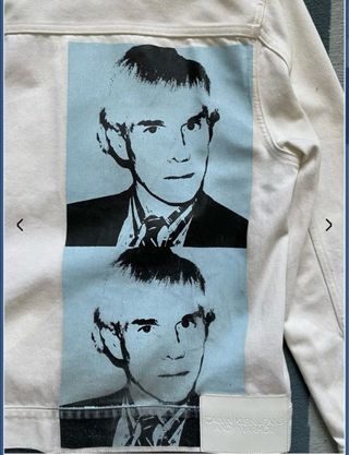 Giacca Jeans Calvin Klein Andy Warhol Collection 