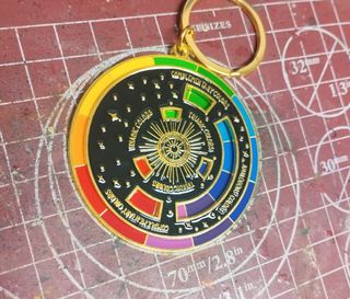 Llavero Rueda de Colores