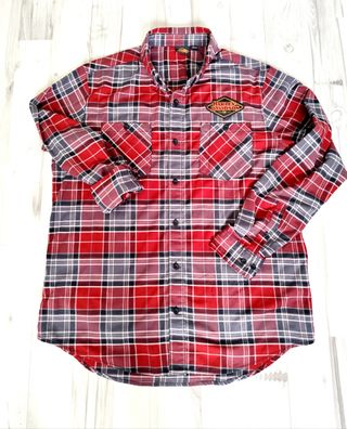 Camisa Harley Davidson XL - Roja Gris