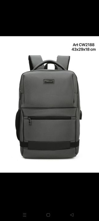 Zaino Coveri world grigio unisex