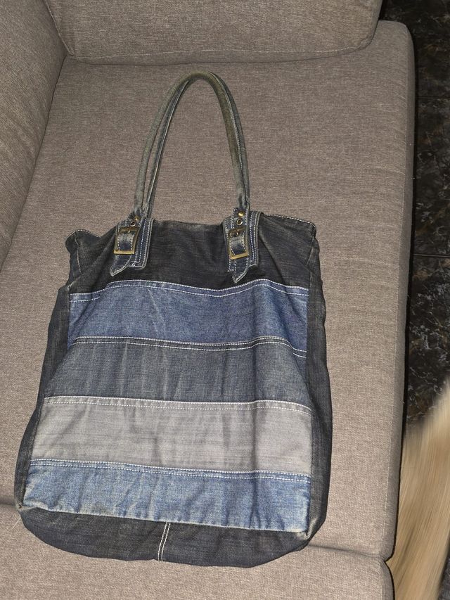 Bolso PIECES - Vaquero multicolor