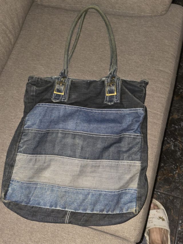 Bolso PIECES - Vaquero multicolor