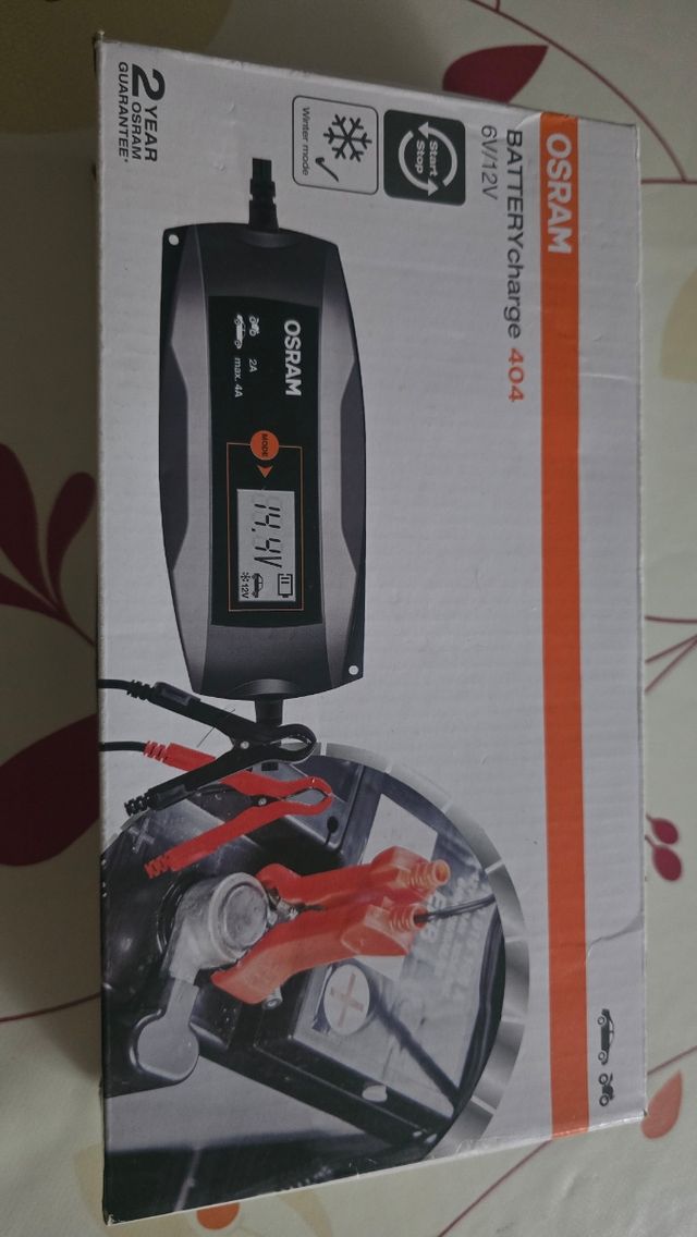 Cargador OSRAM Batterycharge 404 6/12V