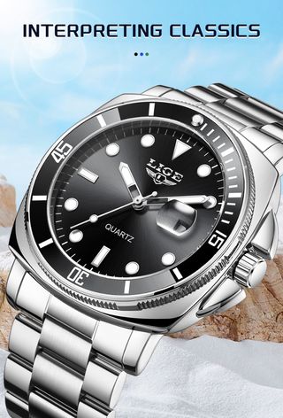 Reloj LIGE Hombre - Acero inoxidable