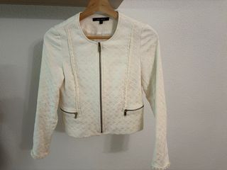 Chaqueta Only blanca, talla S