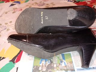 Scarpe nere eleganti tacco 7cm