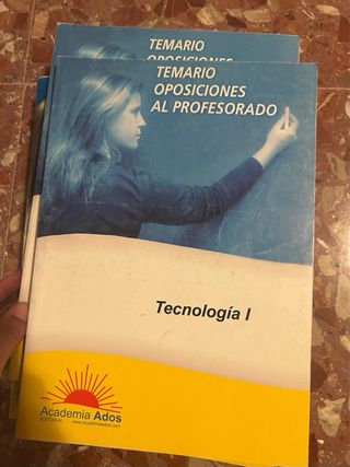 temario oposiciones tecnologia (negociable)