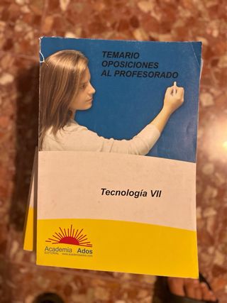 temario oposiciones tecnologia (negociable)