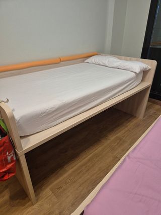 Cama 105cm con cama oculta de 90cm y 3 cajones 