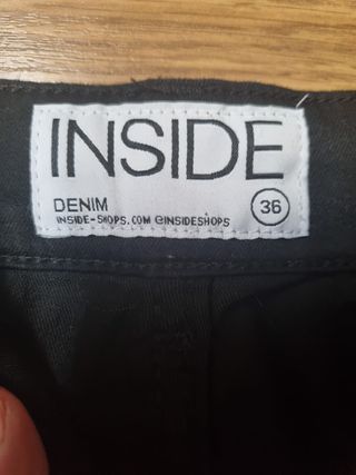 Bermudas negras mujer