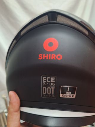  ¡Casco SHIRO SH-890-P negro mate