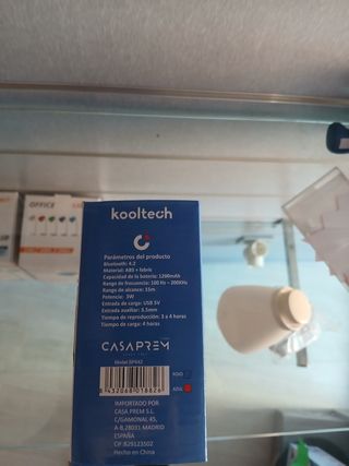 Reloj Radio Despertador Bluetooth Kooltech.