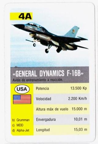 Baraja PRECINTADA jets juego infantil 90s fournier