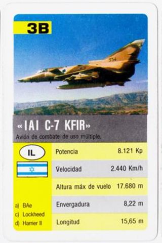Baraja PRECINTADA jets juego infantil 90s fournier