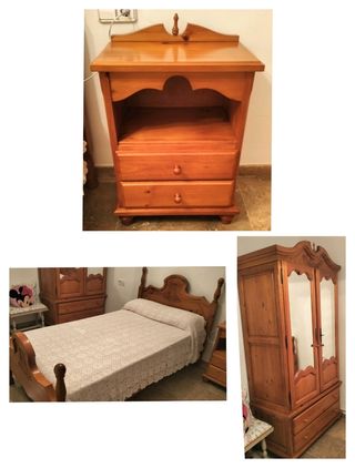 Dormitorio juvenil madera maciza
