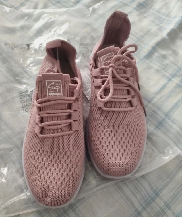 Zapatillas rosa mujer