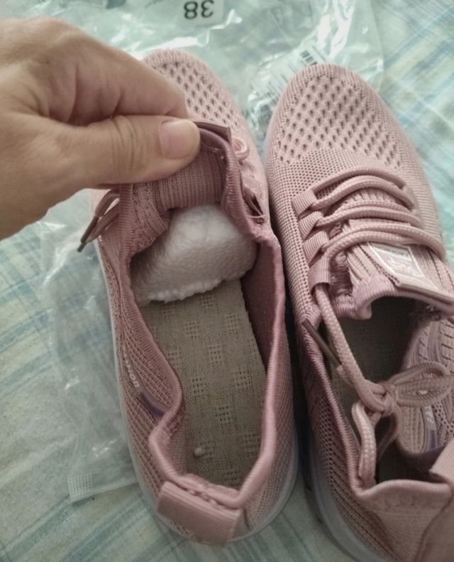 Zapatillas rosa mujer