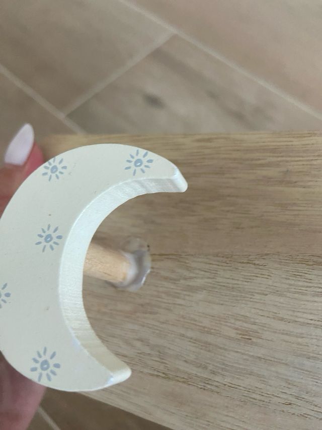 Percha infantil nubes y lunas