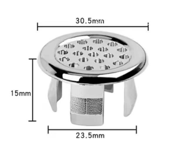 Cubiertas de drenaje de lavabo/fregadero cromadas