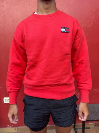 Sudadera Tommy Jeans roja