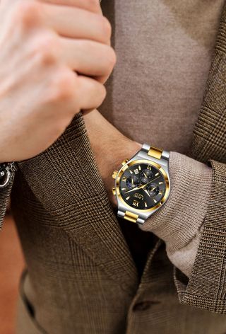 Reloj LIGE dorado y plateado