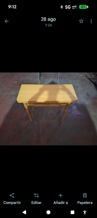 Mesa plegable de madera - Cocina