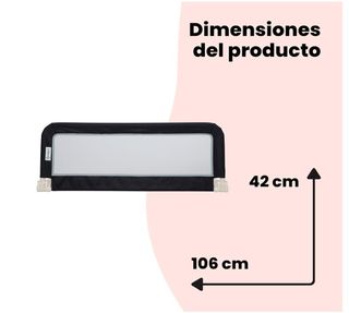 PACK DE 3 Barrera cama Safety 1st: 106x42cm