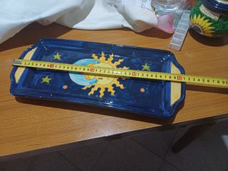 Vassoio Ceramica Sole Luna