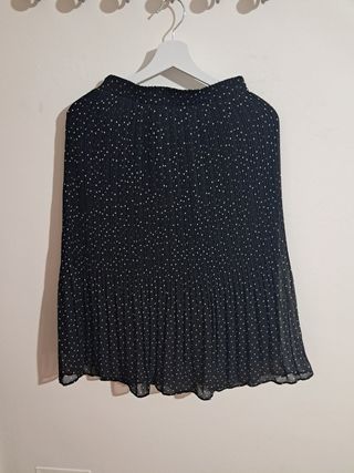 Falda plisada lunares - Talla S