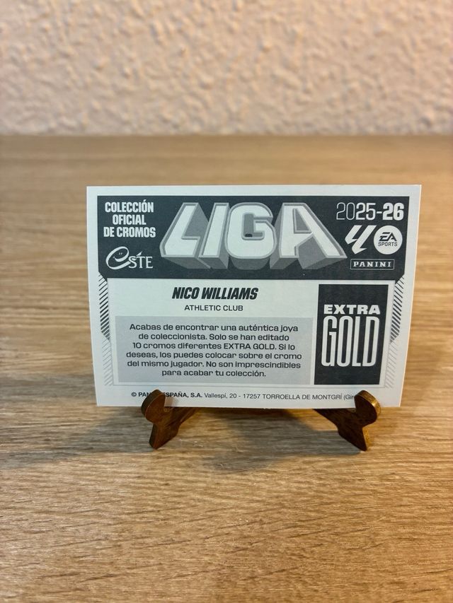 Nico Williams Extra Gold League questo 25-26