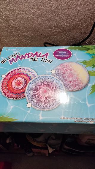 Pouf gonfiabile Mandala 137 cm