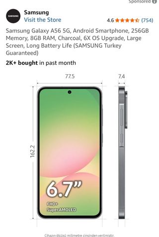 Samsung Galaxy A56 5G - 256GB