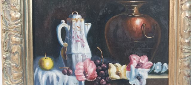 2 óleos sobre lienzo - A. Warner