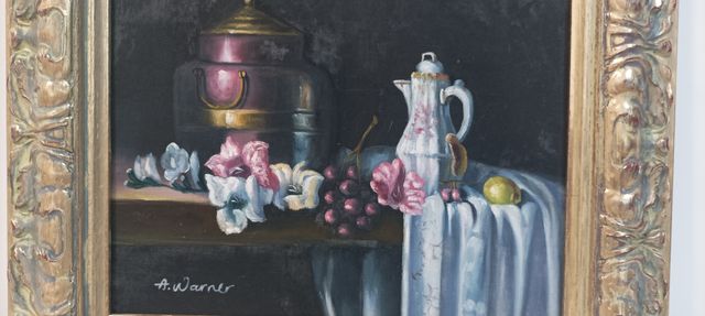 2 óleos sobre lienzo - A. Warner